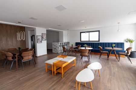 Studio para alugar com 28m², 1 quarto e 1 vaga Studio para alugar com 28m², 1 quarto e 1 vagaÁrea comum - Salão de festas