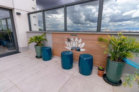 Studio para alugar com 28m², 1 quarto e 1 vaga Studio para alugar com 28m², 1 quarto e 1 vagaÁrea comum - Espaço Yoga