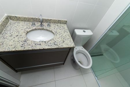 Studio para alugar com 28m², 1 quarto e 1 vaga Studio para alugar com 28m², 1 quarto e 1 vagaBanheiro