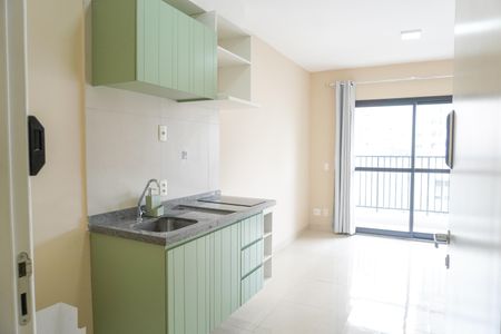 Cozinha - Armários de kitnet/studio para alugar com 1 quarto, 23m² em Centro Histórico de São Paulo, São Paulo