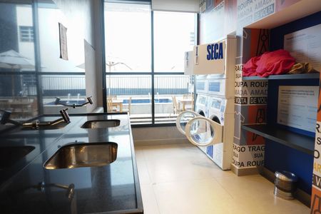 Studio para alugar com 23m², 1 quarto e sem vagaLavanderia