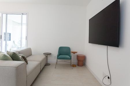 Sala de TV de apartamento à venda com 3 quartos, 112m² em Vila da Serra, Nova Lima