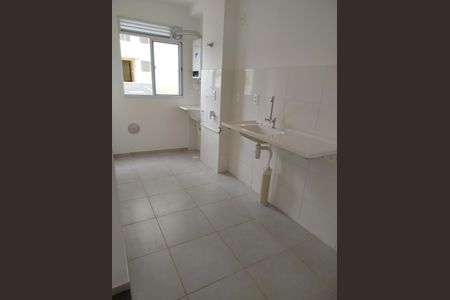 Cozinha de apartamento para alugar com 2 quartos, 42m² em Vila Satúrnia, Campinas