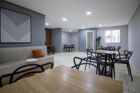 Apartamento para alugar com 42m², 2 quartos e 1 vagaÁrea comum - Salão de festas
