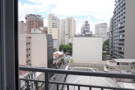 Vista do Quarto de kitnet/studio para alugar com 1 quarto, 20m² em República, São Paulo