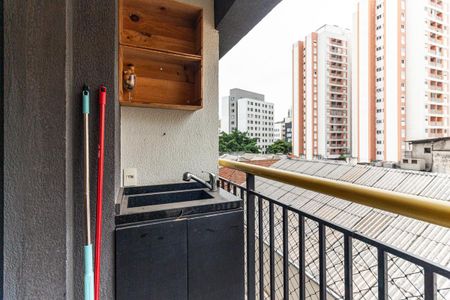 Varanda do Studio de kitnet/studio para alugar com 1 quarto, 35m² em Campos Elíseos, São Paulo