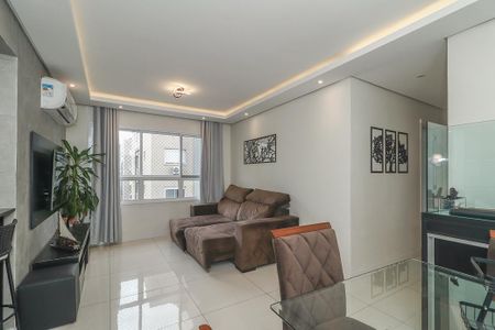 Sala de apartamento à venda com 3 quartos, 75m² em Jardim Carvalho, Porto Alegre