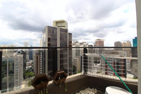 Varanda de apartamento à venda com 1 quarto, 56m² em Moema, São Paulo
