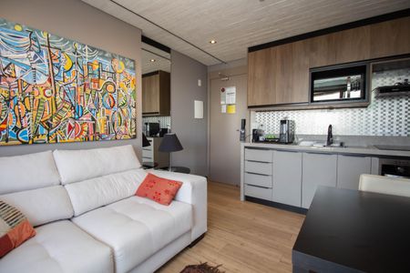 Sala de apartamento para alugar com 1 quarto, 45m² em Quadra 5, Brasília