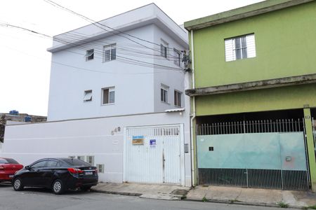 Apartamento para alugar com 49m², 2 quartos e sem vagaFachada do prédio - Placa instalada no portão do condomínio - Código da placa: JHAR-476