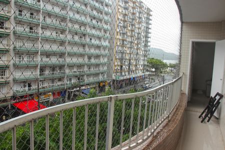 Varanda da Sala de apartamento para alugar com 3 quartos, 150m² em Boqueirão, Santos