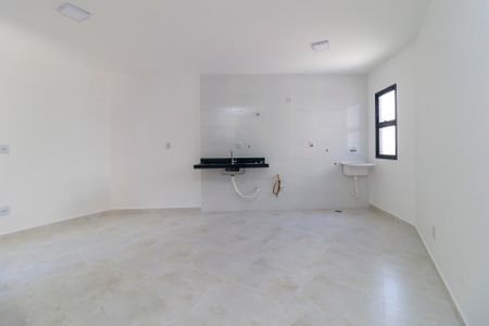 Sala - Cozinha de apartamento para alugar com 2 quartos, 41m² em Vila Isolina Mazzei, São Paulo