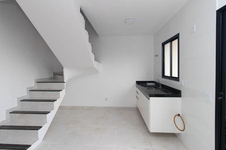 Sala/Cozinha de apartamento para alugar com 2 quartos, 60m² em Vila Isolina Mazzei, São Paulo