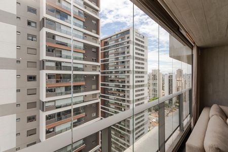 Vista da Sala de apartamento à venda com 1 quarto, 84m² em Cidade Monções, São Paulo