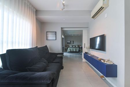 Sala de apartamento à venda com 1 quarto, 57m² em Brooklin, São Paulo