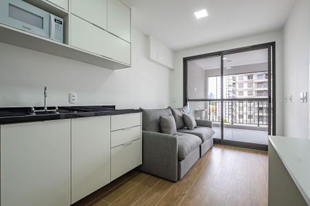 Sala/Cozinha de apartamento para alugar com 1 quarto, 36m² em Pompeia, São Paulo