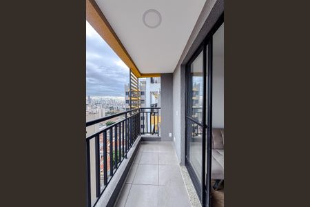 Varanda da Sala de apartamento para alugar com 2 quartos, 38m² em Chácara Tatuapé, São Paulo