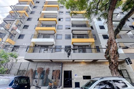 Apartamento para alugar com 38m², 2 quartos e 1 vagaFachada - Plaquinha