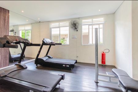 Apartamento para alugar com 35m², 2 quartos e sem vaga Apartamento para alugar com 35m², 2 quartos e sem vagaÁrea comum - Academia