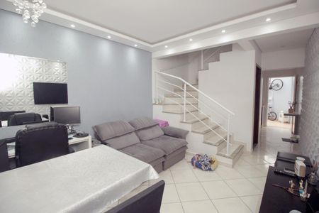 Sala de casa à venda com 3 quartos, 98m² em Jardim, Santo André