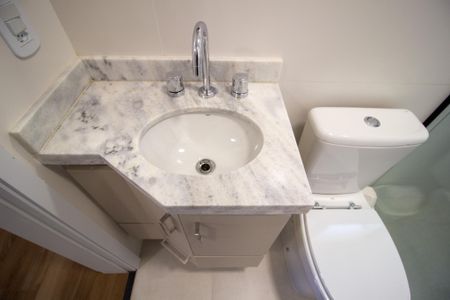 Apartamento para alugar com 69m², 2 quartos e 2 vagas Apartamento para alugar com 69m², 2 quartos e 2 vagasBanheiro da Suíte