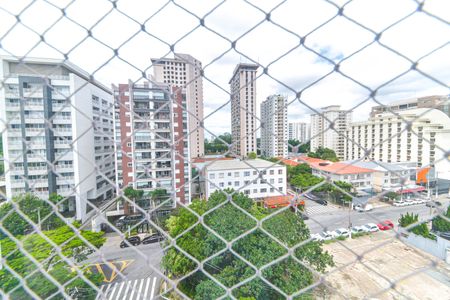 Varanda - Vista de apartamento à venda com 1 quarto, 48m² em Campo Belo, São Paulo