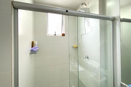 Banheiro da Suíte 1 de apartamento à venda com 3 quartos, 86m² em Buritis, Belo Horizonte