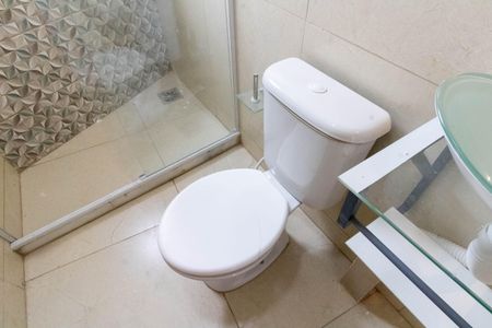 Banheiro de kitnet/studio para alugar com 1 quarto, 30m² em Campo Grande, Rio de Janeiro