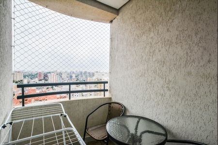 Varanda de apartamento à venda com 1 quarto, 44m² em Centro, Santo André