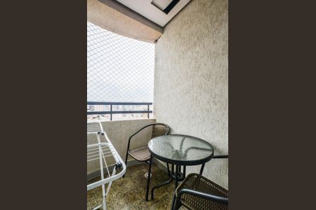 Varanda de apartamento à venda com 1 quarto, 44m² em Centro, Santo André