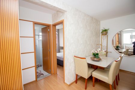 Sala de apartamento para alugar com 2 quartos, 50m² em Cabral, Contagem