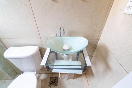 Banheiro de kitnet/studio para alugar com 1 quarto, 30m² em Campo Grande, Rio de Janeiro