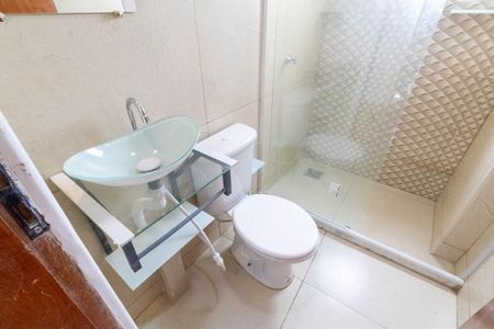 Banheiro de kitnet/studio para alugar com 1 quarto, 32m² em Campo Grande, Rio de Janeiro