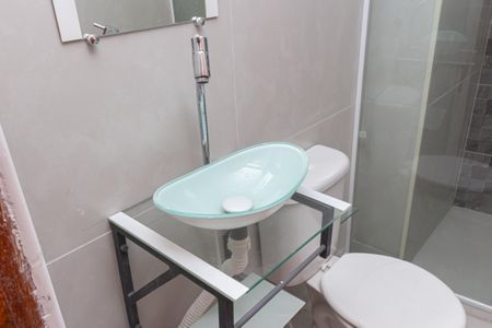 Studio para alugar com 25m², 1 quarto e 1 vaga Studio para alugar com 25m², 1 quarto e 1 vagaBanheiro