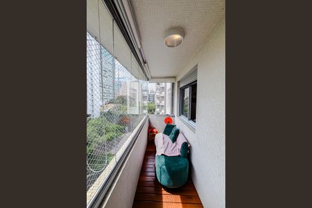 Varanda da Sala de apartamento à venda com 3 quartos, 108m² em Paraíso, São Paulo