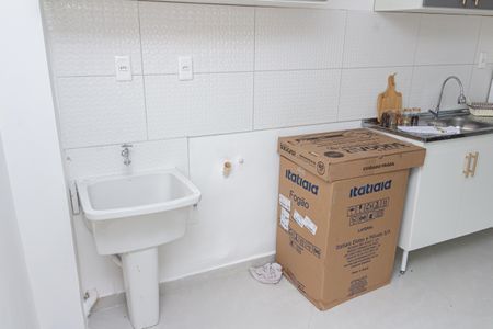 Studio para alugar com 25m², 1 quarto e 1 vaga Studio para alugar com 25m², 1 quarto e 1 vagaCozinha e Área de Serviço