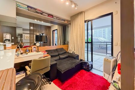 Apartamento para alugar com 43m², 1 quarto e 2 vagasSala