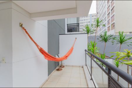 Varanda da Sala de kitnet/studio para alugar com 1 quarto, 43m² em Vila Mariana, São Paulo