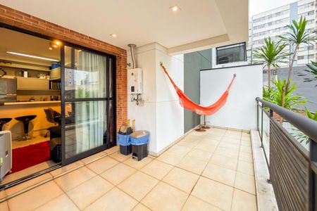 Apartamento para alugar com 43m², 1 quarto e 2 vagasVaranda