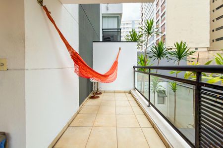 Apartamento para alugar com 43m², 1 quarto e 2 vagasVaranda
