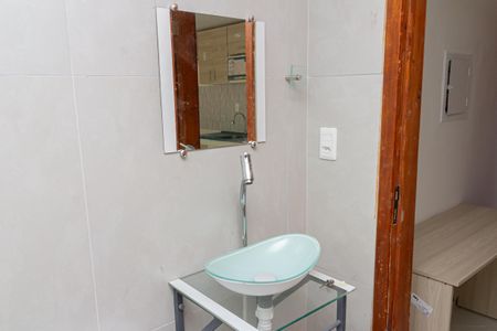 Studio para alugar com 25m², 1 quarto e sem vaga Studio para alugar com 25m², 1 quarto e sem vagaBanheiro