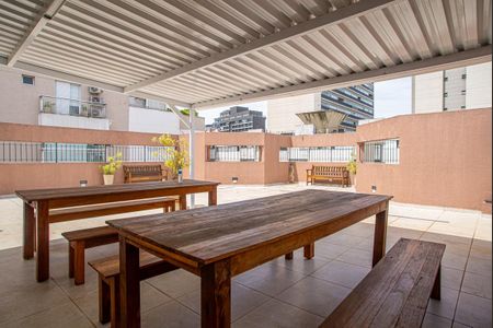 Studio para alugar com 26m², 1 quarto e 1 vagaÁrea comum - Área da churrasqueira