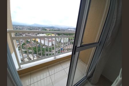 Varanda da Sala de apartamento para alugar com 2 quartos, 46m² em Parque Sao Vicente, São Vicente