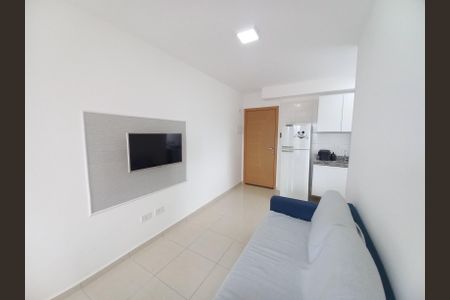 Sala de apartamento para alugar com 2 quartos, 46m² em Parque Sao Vicente, São Vicente