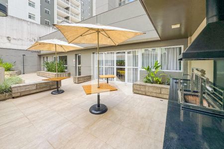 Studio para alugar com 38m², 1 quarto e sem vagaChurrasqueira