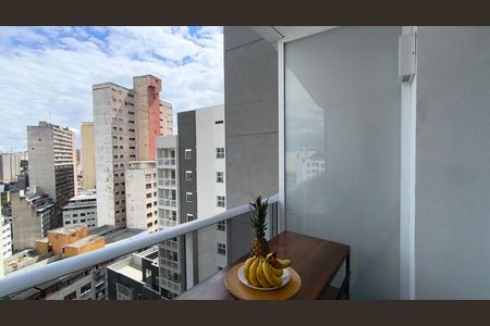 Studio para alugar com 38m², 1 quarto e sem vagaVaranda
