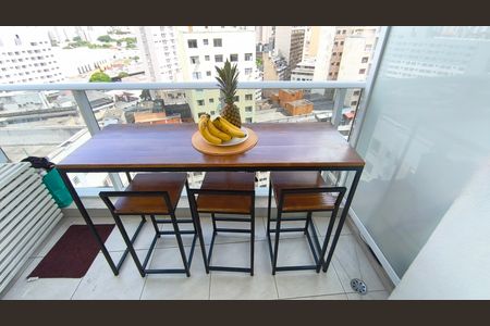 Studio para alugar com 38m², 1 quarto e sem vagaVaranda