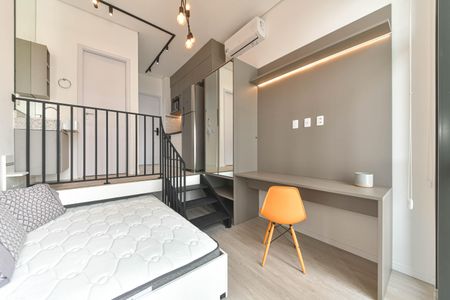 Studio para alugar com 24m², 1 quarto e sem vaga Studio para alugar com 24m², 1 quarto e sem vagaQuarto