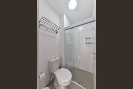 Studio para alugar com 24m², 1 quarto e sem vaga Studio para alugar com 24m², 1 quarto e sem vagaBanheiro