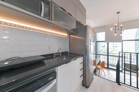 Studio para alugar com 24m², 1 quarto e sem vaga Studio para alugar com 24m², 1 quarto e sem vagaCozinha